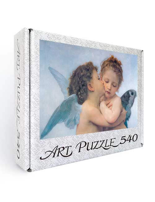 Art Puzzle 540 pezzi angeli bacio particolare