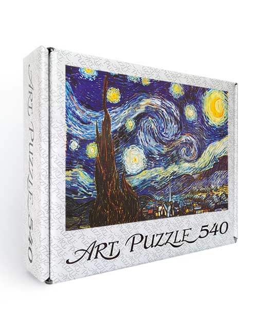 Art Puzzle 540 pezzi Notte stellata vangogh