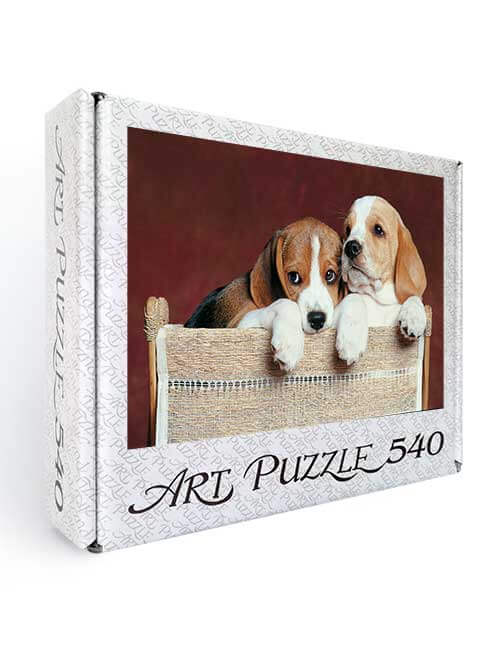 Art Puzzle 540 pezzi cuccioli cane