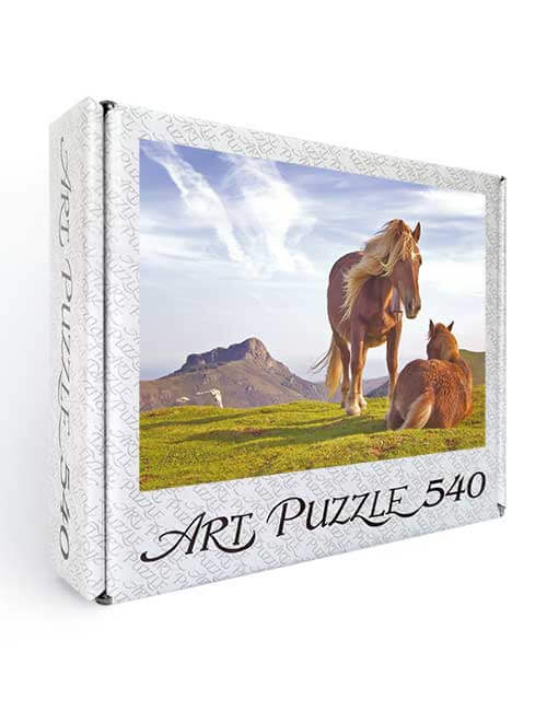Art Puzzle 540 pezzi cavalli pascolo