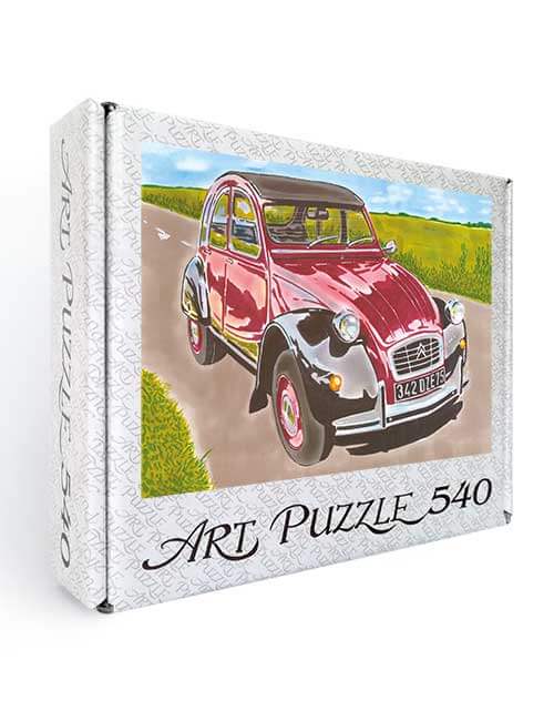 Art Puzzle 540 pezzi automobile due cavalli