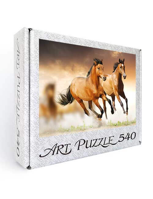 Art Puzzle 540 pezzi cavalli galoppo