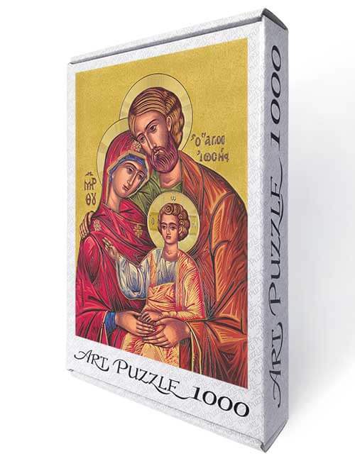 Art Puzzle 1000 pezzi sacra famiglia oro