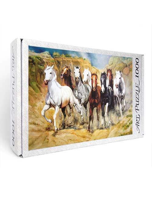 Art Puzzle 1000 pezzi mandria cavalli