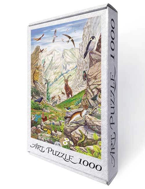 Art Puzzle 1000 pezzi animali montagna