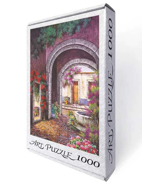 Art Puzzle 1000 pezzi archi viola