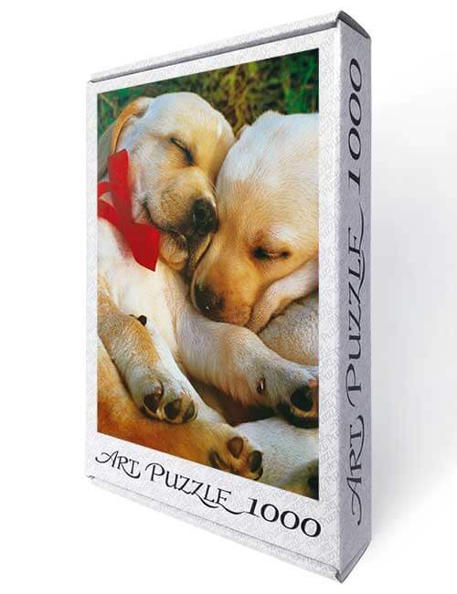 Art Puzzle 1000 pezzi cani labrador