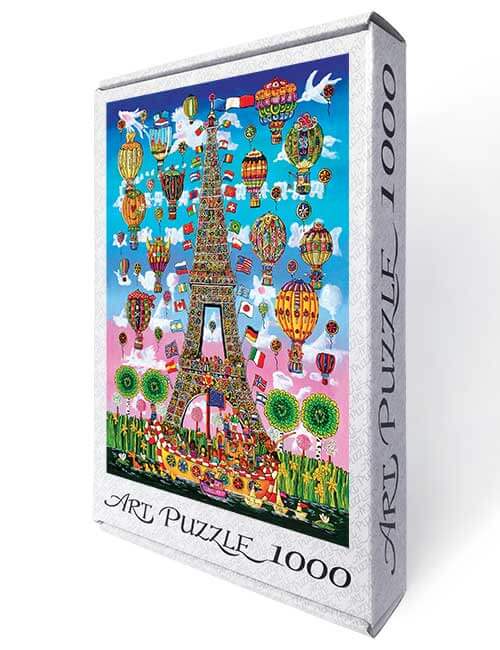 Art Puzzle 1000 pezzi Tour Eiffel Parigi Elio Nava