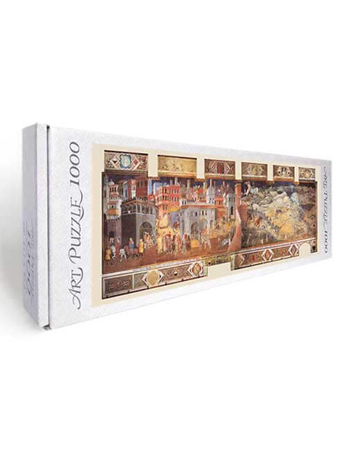 Art Puzzle 1000 pezzi panoramico buon governo siena