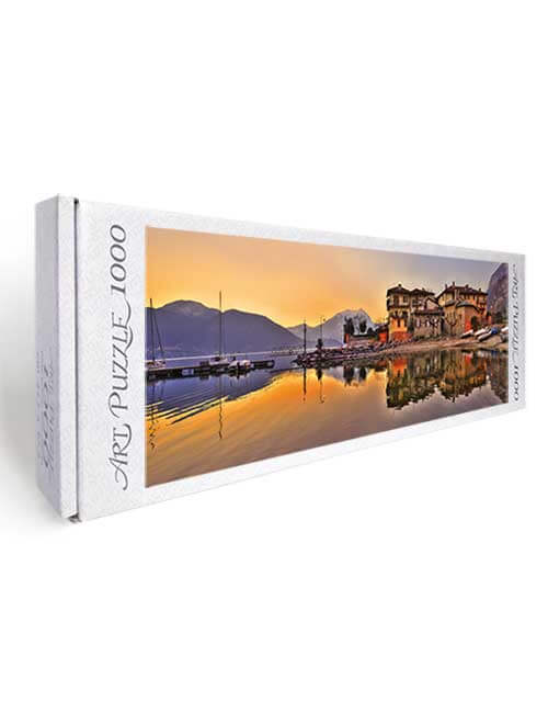 Art Puzzle 1000 pezzi panoramico Lierna Lago Como