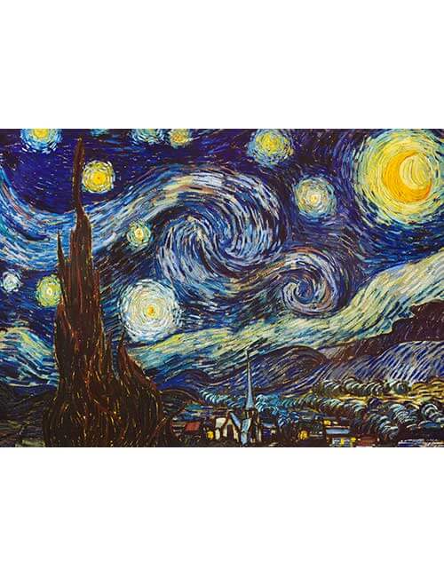 Puzzle 2000 micro tessere Notte Stellata Van Gogh