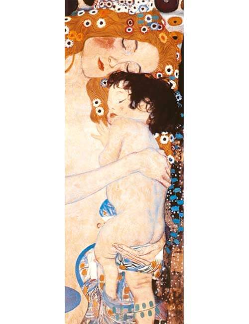 Puzzle 1000 micro tessere tre età donna Klimt