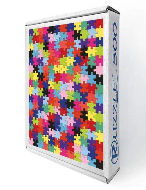 Ruzzle 500 pezzi micro arlecchino colorato