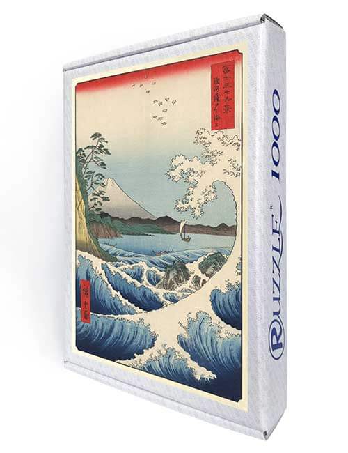 Ruzzle 1000 pezzi micro Giappone Hiroshige onde