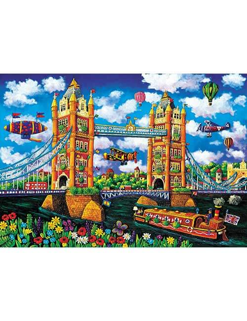 Puzzle 1000 micro tessere Tower Bridge Londra naif Elio Nava