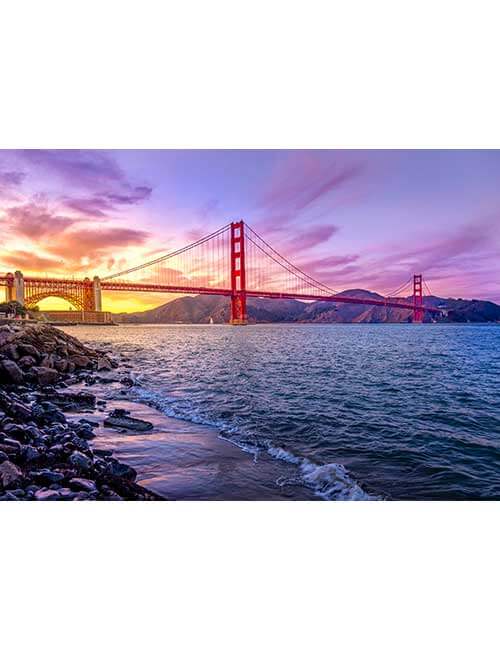 Puzzle 1000 micro tessere Golden Gate San Francisco