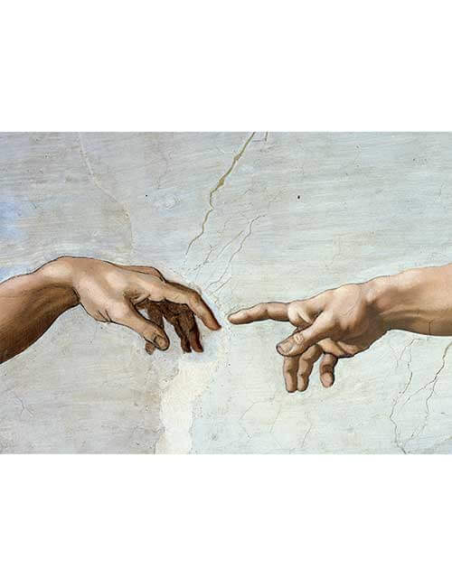 Art Puzzle 1000 pezzi creazione mani Michelangelo