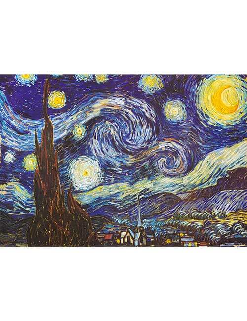 Puzzle 500 pezzi Notte stellata Van Gogh