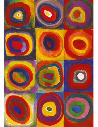 Puzzle 500 pezzi studio colore cerchi Kandinsky