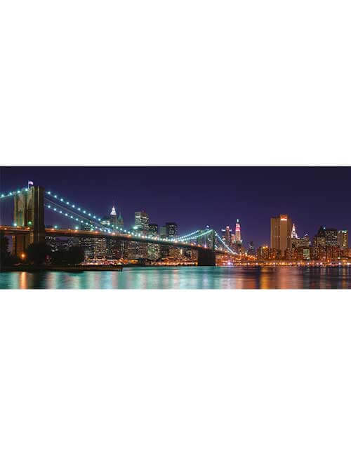 Art puzzle 1000 pezzi panoramico new york ponte brooklyn