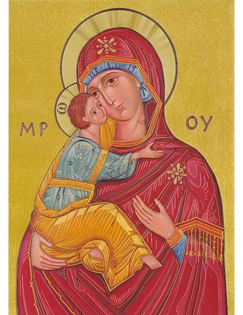 Art Puzzle 1000 pezzi Madonna bambino icona religiosa