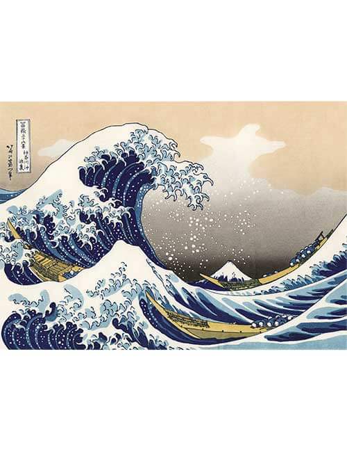 La grande onda di Hokusai Art Puzzle 1000 pezzi (24-B5070) - Cartotecnica  Rocchi