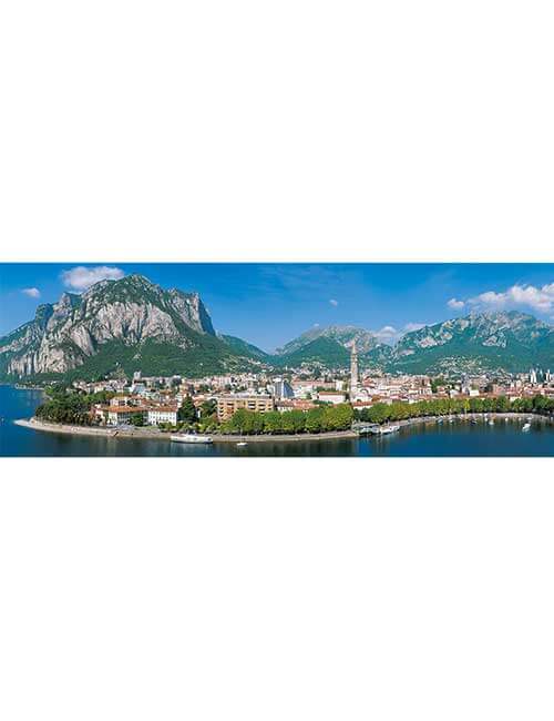 Art puzzle 1000 pezzi panoramico Lecco lungolago Lago di Como
