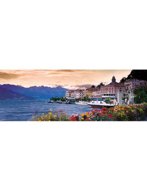 Art puzzle 1000 pezzi panoramico Bellagio Lago di Como