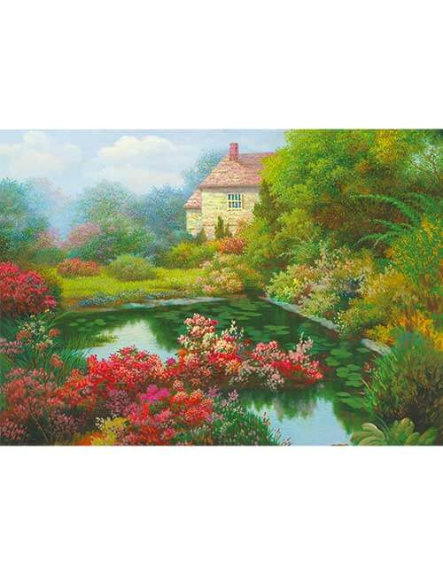 Art Puzzle 1000 pezzi giardino cottage