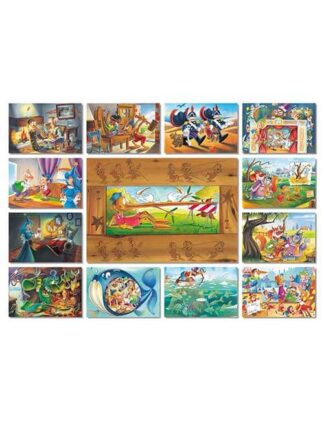 Art Puzzle 1000 pezzi Pinocchio storia illustrata