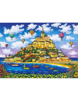 Art Puzzle 1000 pezzi Mont Saint Michel naif