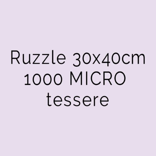 Fotopuzzle 1000 pezzi micro 30x40 cm