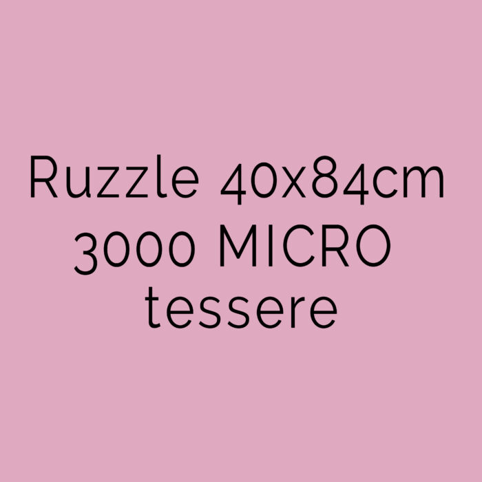 Fotopuzzle 3000 pezzi micro 40x84 cm