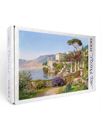 Art Puzzle 1000 pezzi Villa Balbianello Lago Como scatola