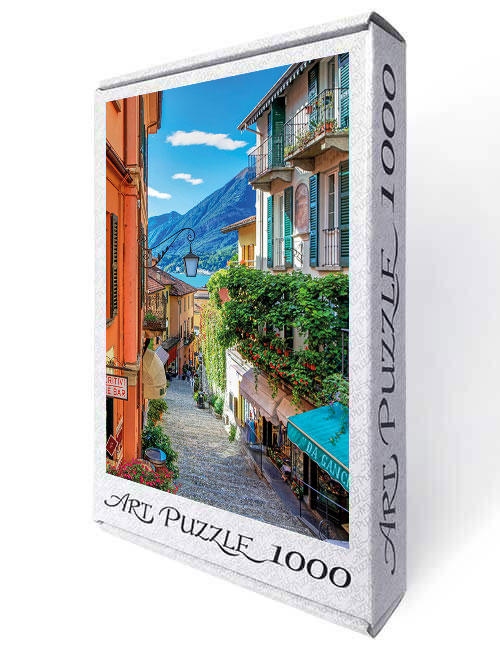 Art Puzzle 1000 pezzi Bellagio Salita Serbelloni scatola