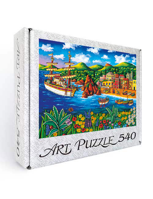 Art Puzzle 540 pezzi porto veliero elio nava scatola