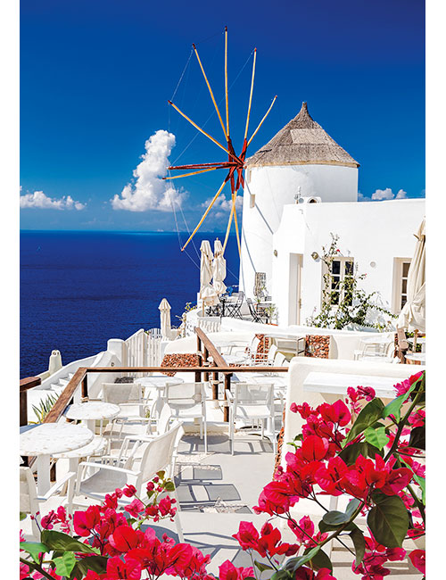 Art Puzzle 540 pezzi Santorini Grecia