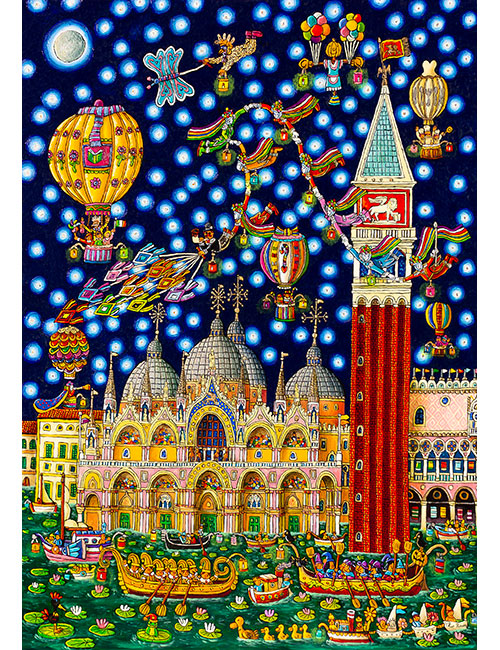 Art Puzzle 540 pezzi San Marco Venezia elio nava
